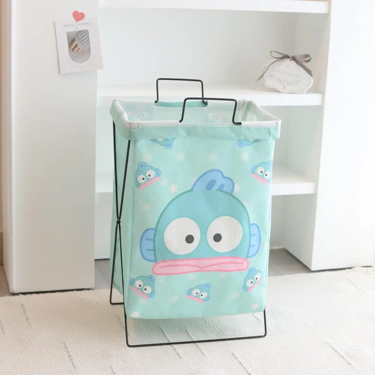 Sanrio Hello Kitty Dirty Clothes Basket Storage Basket Large Capacity Dormitory Household Foldable Waterproof Pant Jacket Basket