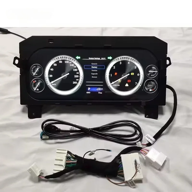 Navihua 12.3 Inch LCD Digital Cluster Instrumentation Automotive Dashboard for Prado 2010-2019