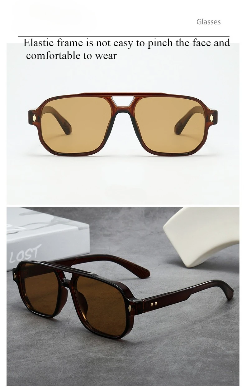 نظارات شمسية عصرية للرجال والنساء، نظارات شمسية كلاسيكية للحماية من الشمس الراقية لسياحة تسلق الجبال واستخدام الشاطئ