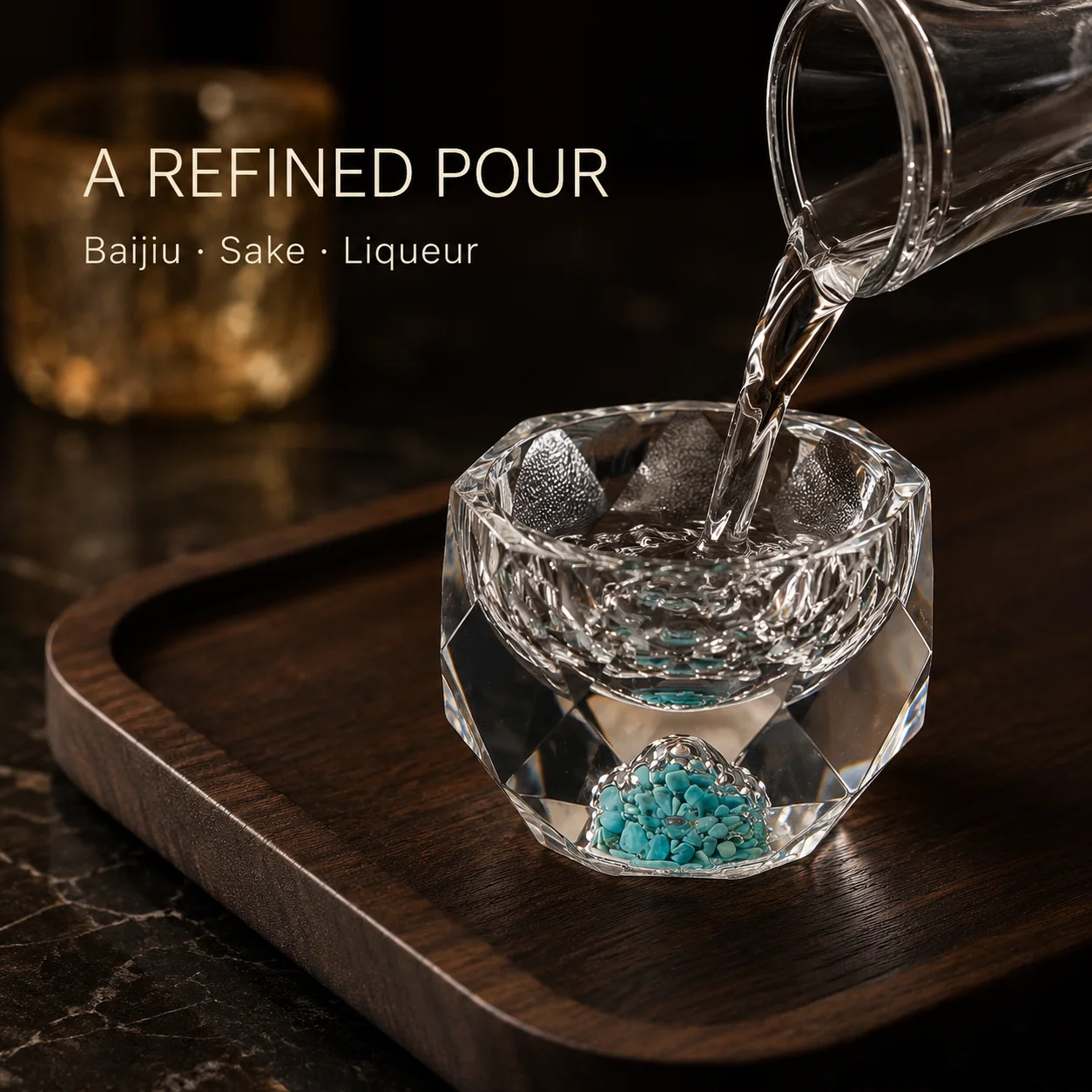 Crystal 50ml Star Diamond Wine Glass Tumbler for Home Bar Party - Premium Quality Elegant Design Heat Resistant