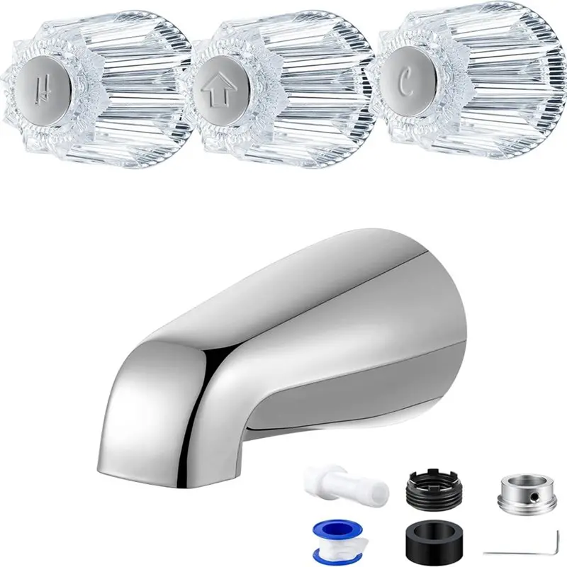 B23B Shower Faucet Handle Replacement Set Compatible With Price Pfister