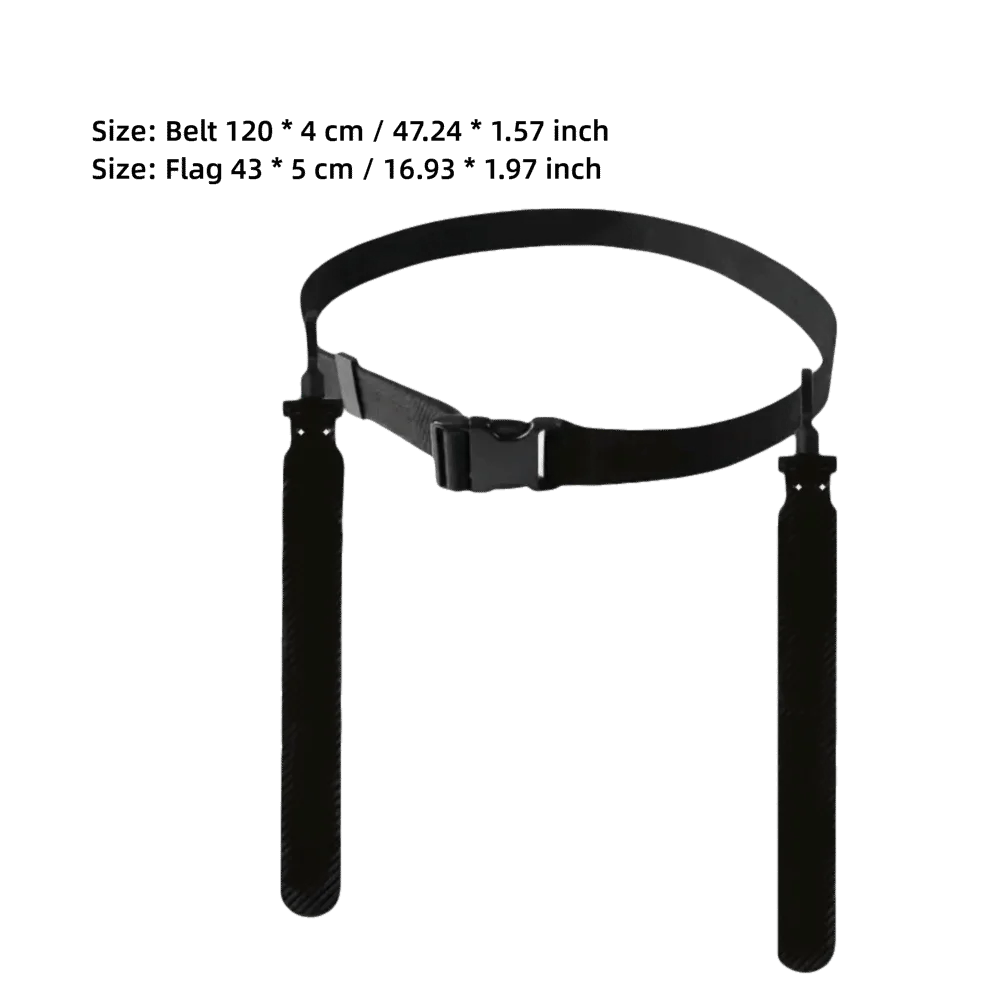3pcs Portable PVC Flag Football Belt Adjustable PP Flag Football Set Single Size Easy Tear Away Tear Away Belt Training Games