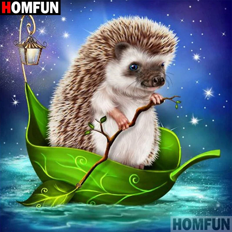 Homfun pintura com diamante bordado