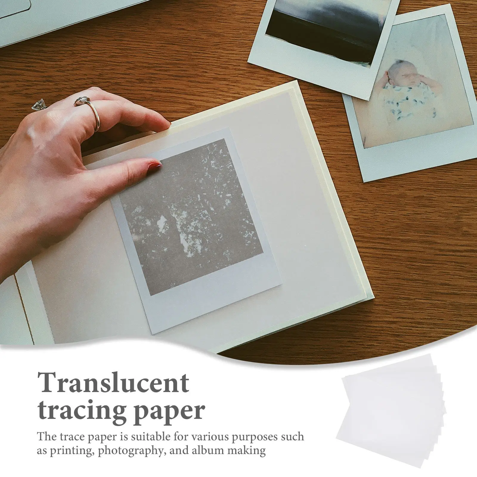 100Sheets For Tracing Paper For Pattern Making Christmas Crafts Paper A4 Printable Translucent Drafting Engineering