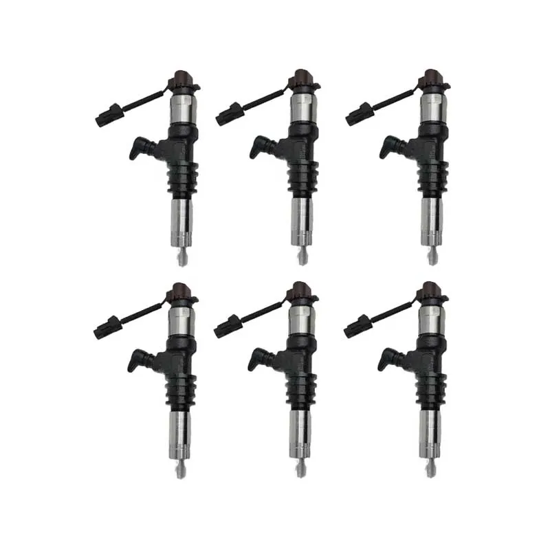 6PCS Diesel Fuel Supply Injector Nozzle 095000-5450 for Mitsubishi 6M60 Fuso 095000-8920 0950008920 0950005450 ME302143