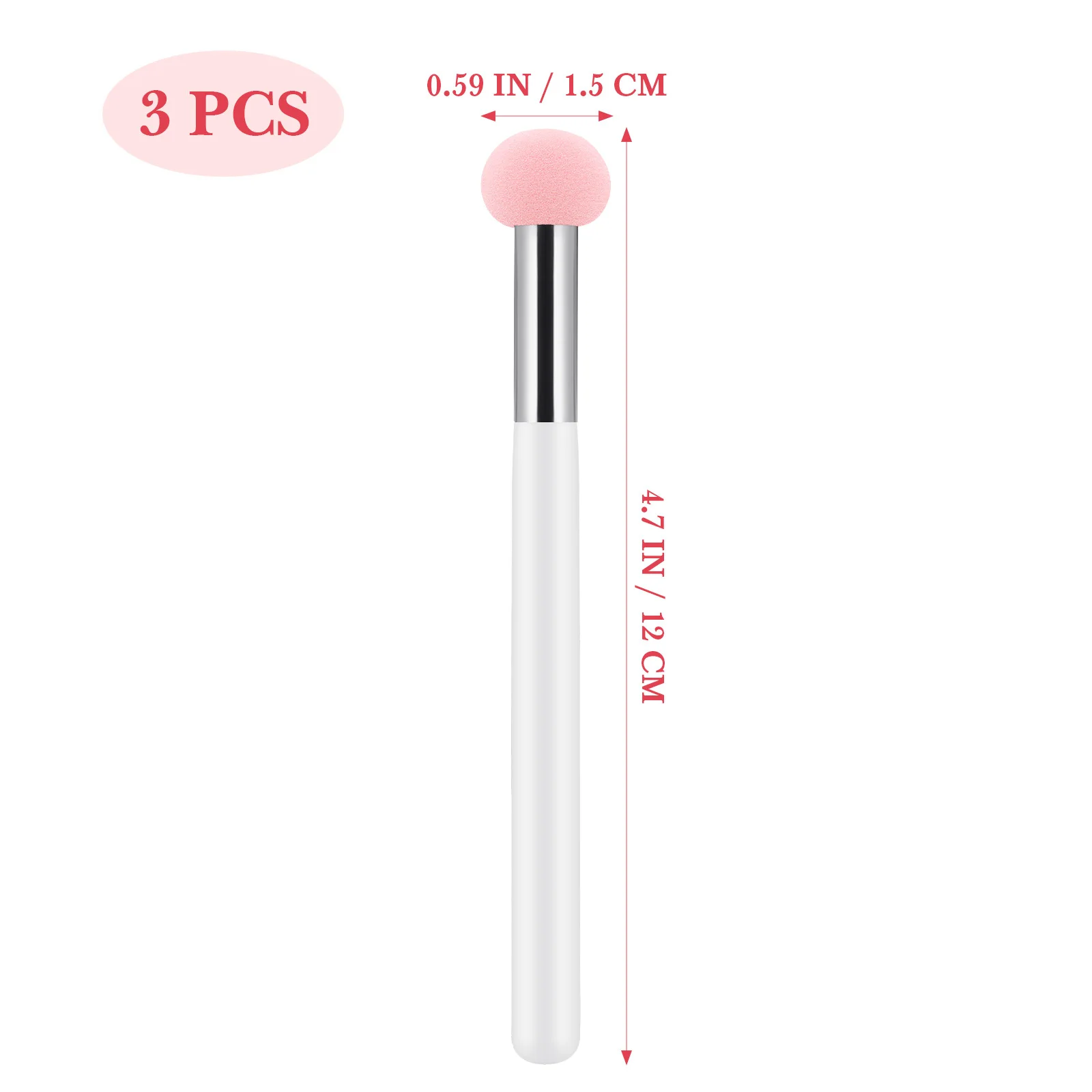 3 قطع من إسفنجات مكياج برأس الفطر، كريم أساس ممتاز، خافي عيوب البشرة، خفيف الوزن، منتفخة لبودرة الوجه للسائل والمسحوق