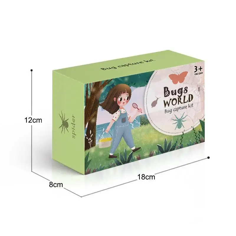 6PCS Outdoor Abenteuer Camping Werkzeug Kinder Explorer Set Bug Catcher Kit Pädagogische Natur Exploration Puzzle Geschenk