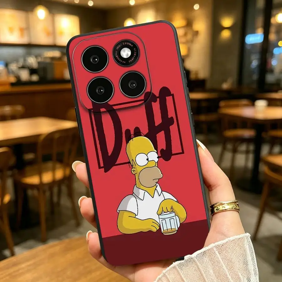 Cartoon Simpson Case for Motorola G96 G22 G50 G71 Edge 70 50 40 20 Pro 30 Lite S30 G32 G51 G73 G60s G53 G30 G52 G85 G86 Phone view 2
