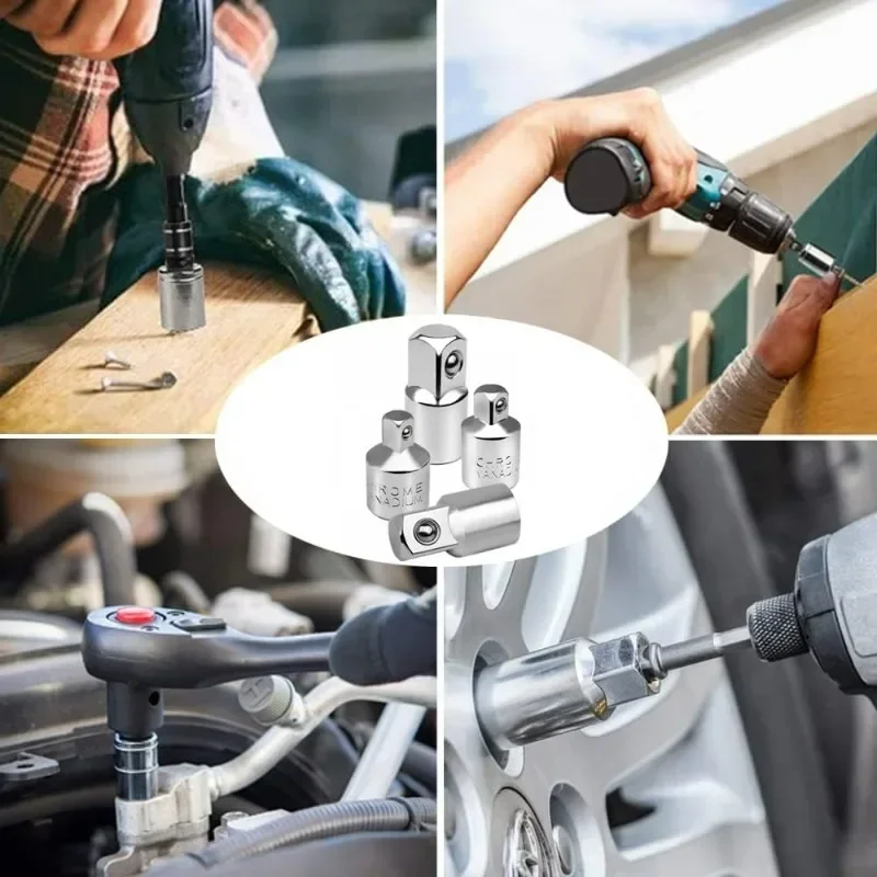 اسئلة وجع محول 1/2 دولاب الموازنة الكبير 3/8 متوسطة دولاب الموازنة مآخذ محول محول كم رئيس محول أداة إصلاح اليد سيارة