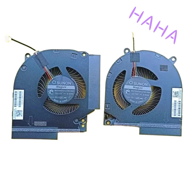 H + ventilateur CPU GPU d'origine 12V pour HP 16-R TPN-C169 N44738 N44742-001, ventilateur de refroidissement