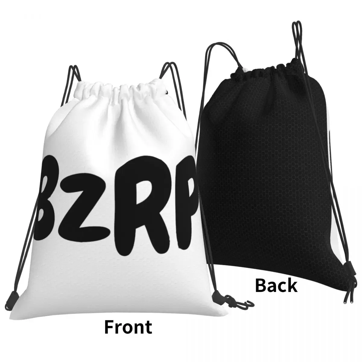 Mochila BZRP multifunción para hombre y mujer, bolso portátil con cordón, bolsa de almacenamiento con bolsillo para la escuela