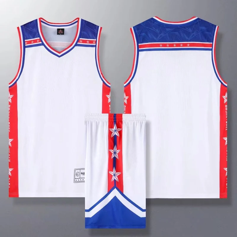 Star Kids Basketball Jersey Sets Uniforms Kits Child Boys Girls Sports Clothing Breathable Youth Training Basketball Jerseys