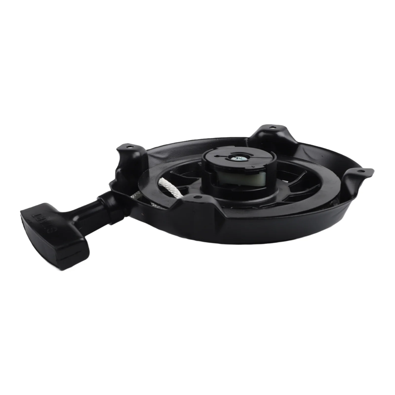 Black Starter Assembly Recoil Starter Assembly For Small Engine Accessory Plastic Pull Handle Easy Installation