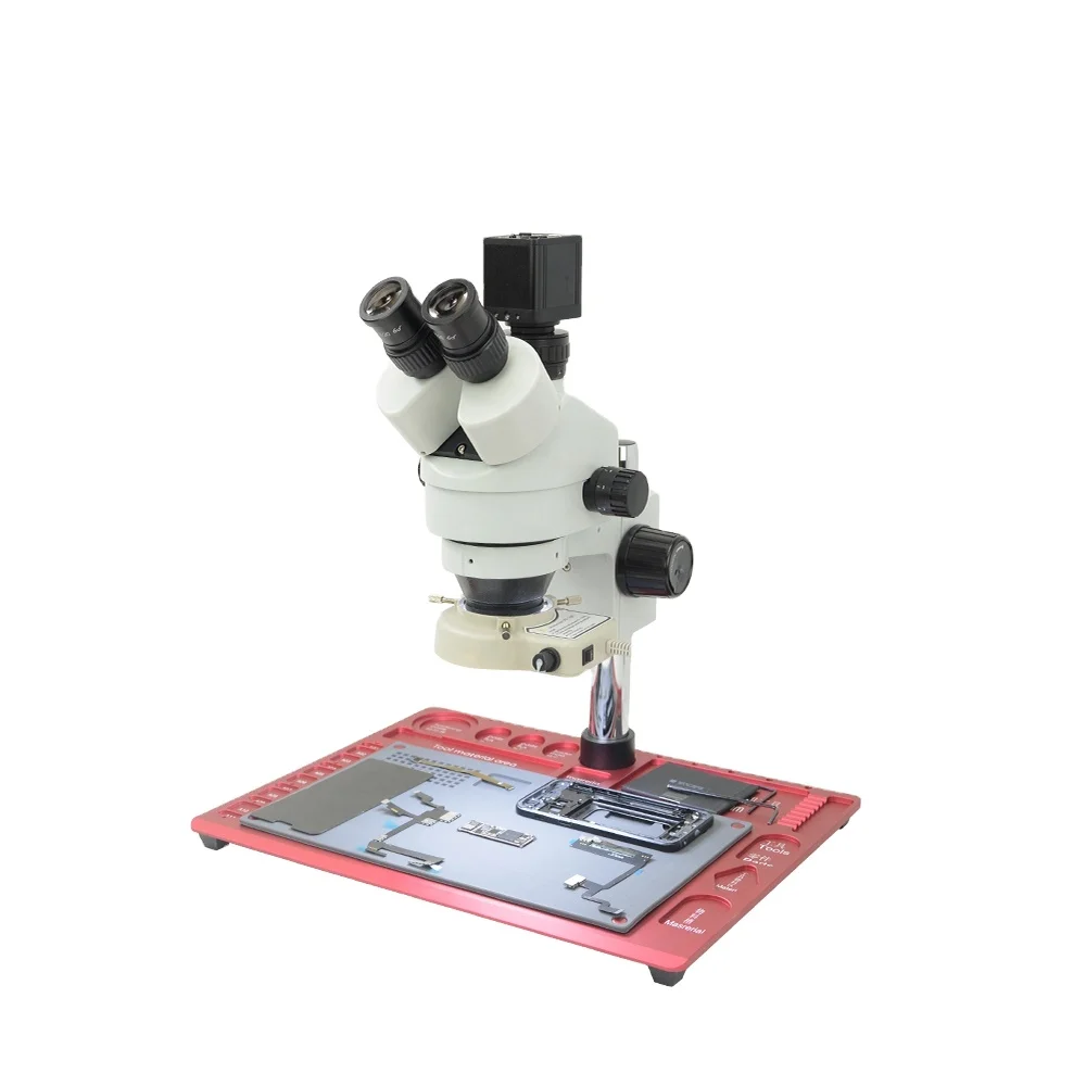 

EOC Optical Instruments Stereo Trinocular Digital Electron Microscope For PCB Repair Soldering And Phone Repairing