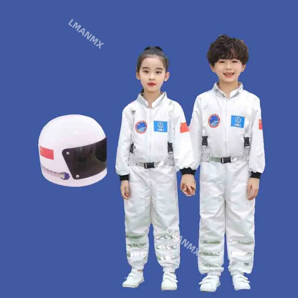 Disfraz de Cosplay de astronauta para niños, juego de Navidad, juego de rol, Halloween, Carnaval, vestidor completo, traje espacial, regalo de cumpleaños