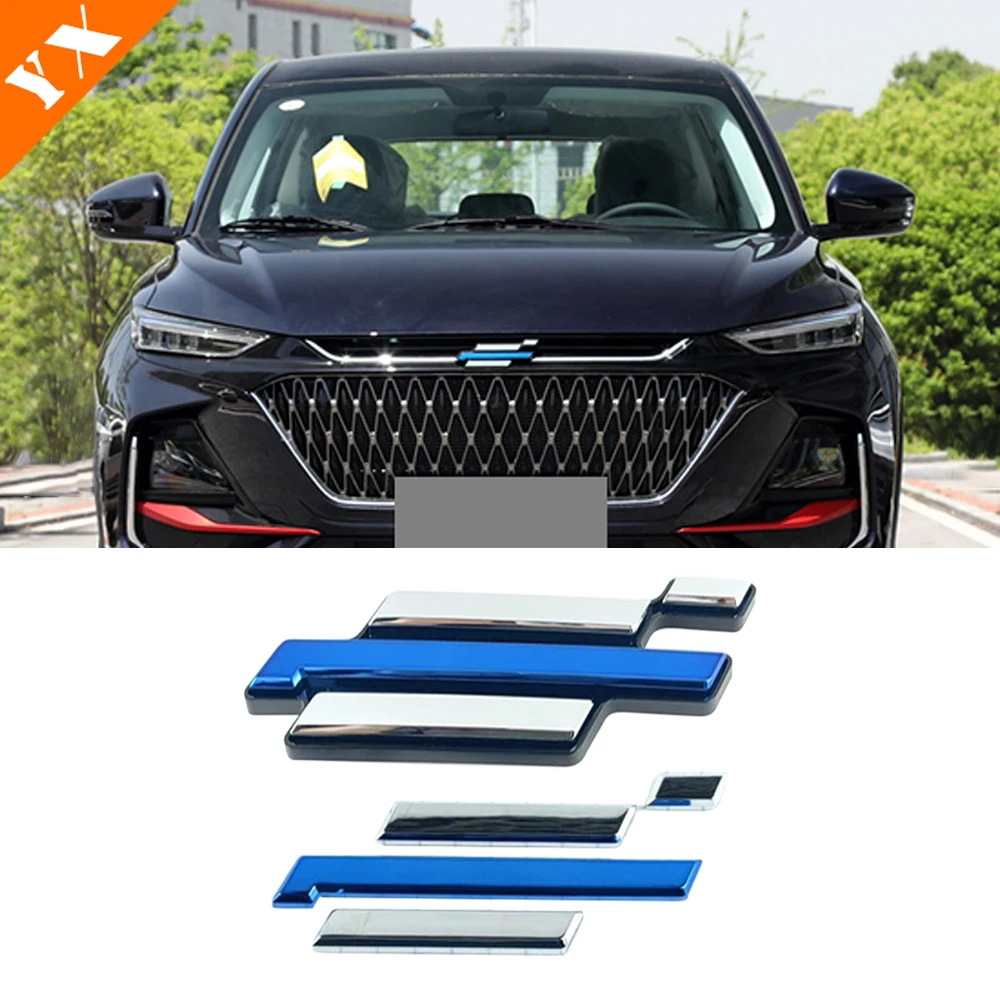 For Changan Oshan x7 plus 2024 2025 Accessories Original Car Front Logo Decoration Front Grille Logo Auto Front Rear Logo 1pcs