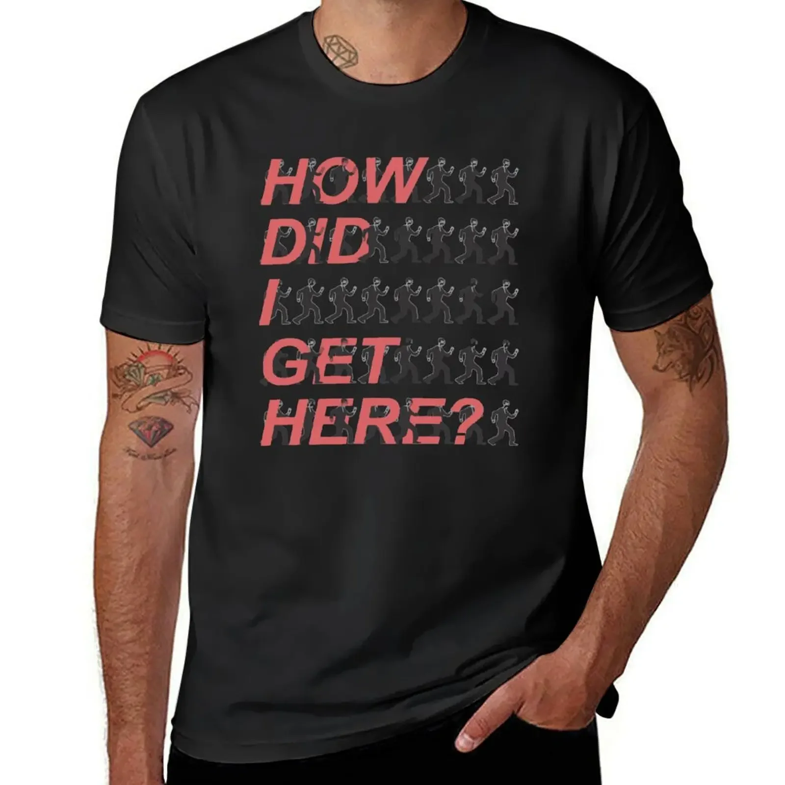 Inspired By Talking Heads Once In A Lifetime American Rock Band David Byrne How Did I Get Here Unofficial Mens T-Shirt