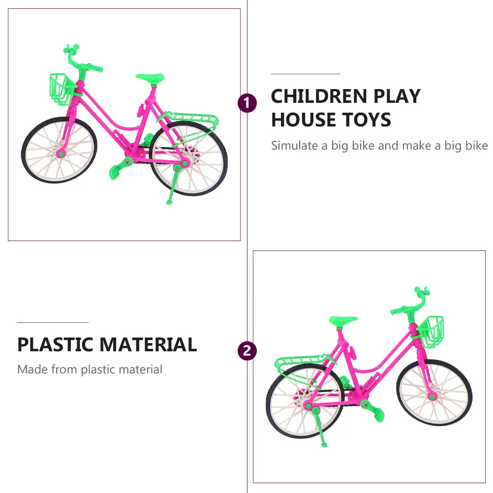 

Large Simulation Bike Plastic House Decor Kids Mini Bicycle For Home Office Room Furnishing Artistic Atmosphere