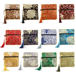 Blessing Bag Jewelry Packaging Small Pouch Silk Jewelry Organizer Brocade Pouch Chinese Style Coin Purse Jewelry Storage Bag