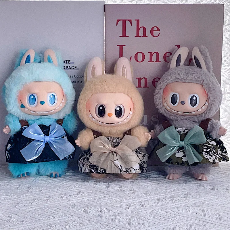 

17cm Labubu 1-3 Gen Doll Outfits | Elegant Skirt | Clothes for Labubu Plush Pendants Accessories