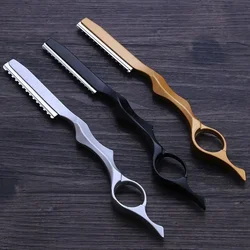 Professional Hair Razor Hair Thinning Face Shaver Cut Cutting Fine Thinner Trimming Alloy Shaving Knife Hairdresser Barber Tools