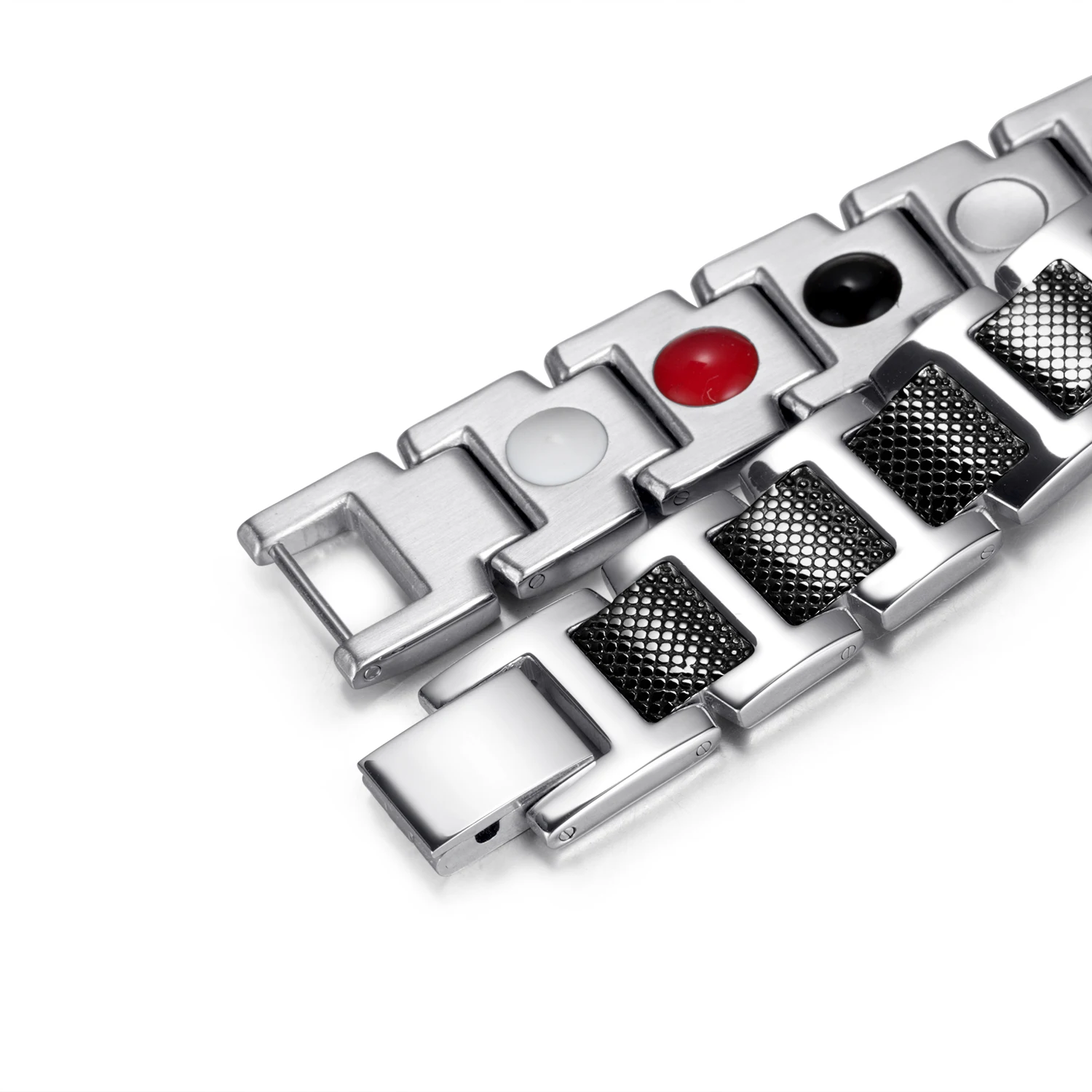 Rainso Magnetic Bracelet For Men Jewelry Fashion Stainless Steel Bracelets Bangle WristBand Sports Style Male Bracelet Gift