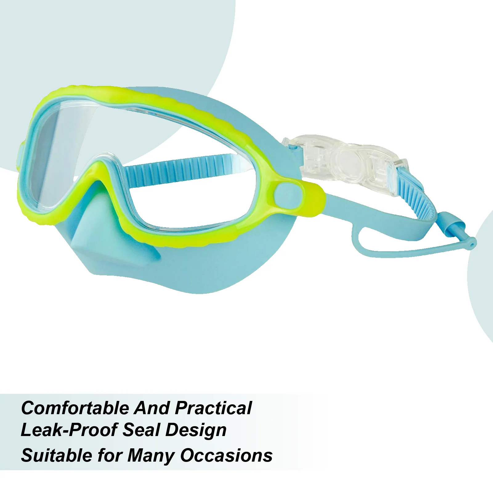 

Очки для плавания с крышкой для носа, очки для подводного плавания, противотуманные, не протечек, водонепроницаемые, очки для дайвинга, бассейна, снаряжение