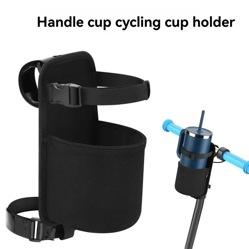 ABKO-Bike Cup Holder Universal Handlebar Water Bottle Cage Water Bottle Holder For Bicycles, E-Bikes, Scooters, Wheelchairs