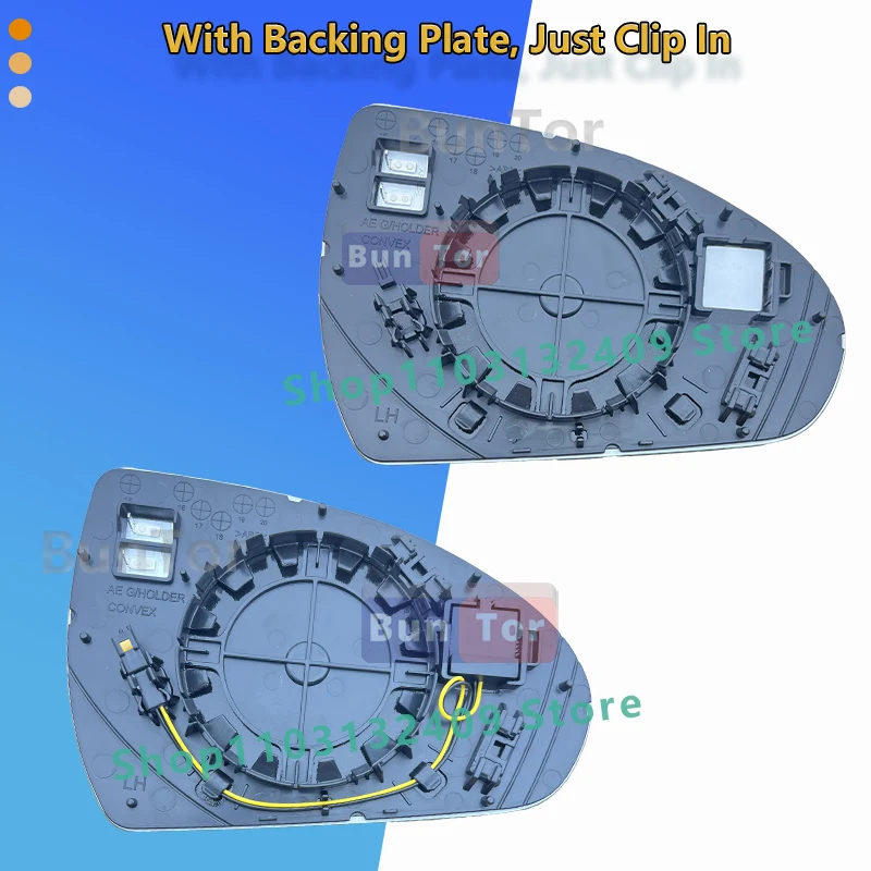 Für Hyundai IONIQ 2017 2018 2019 2020 2021 2022 Rückspiegel Glas Mit BSD Erhitzt/Elantra 2017-2020 auto Flügel Spiegel Objektiv – Detail 3
