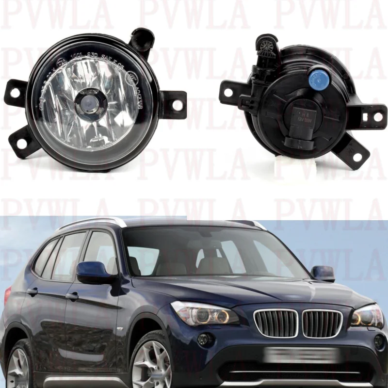 Right Side Front Bumper Fog Lights Lamp With Halogen Bulbs 63172993526 For BMW X1 E84 2009 2010 2011 2012 2013 2014 2015