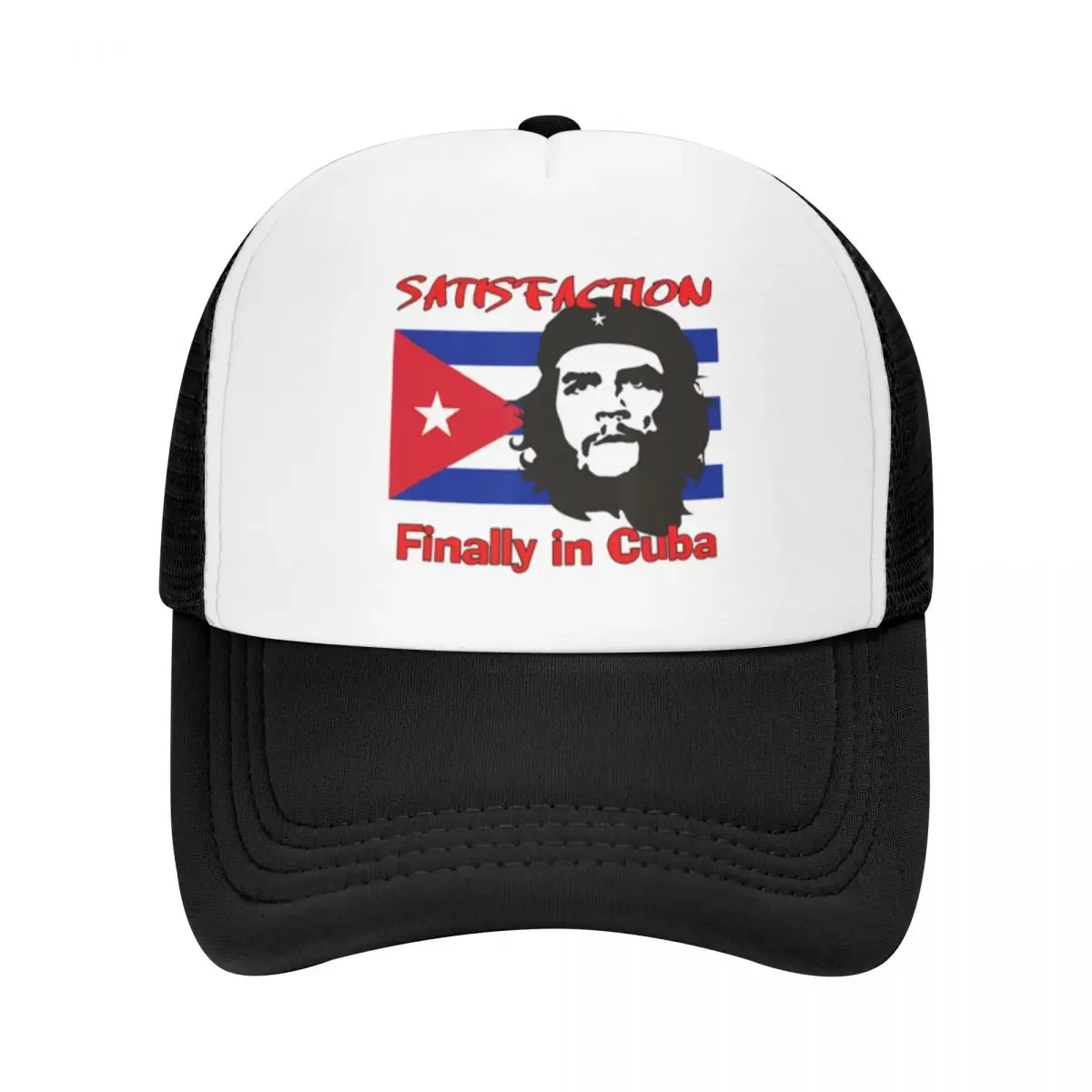 Che Guevara Finally In Cuba Unisex Mesh Baseball Cap For Men Grid Casquette Hip-hop Street Dance Hats