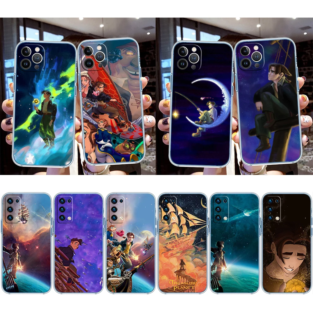 Treasure Planet Transparent Phone Case for Samsung Galaxy A04 A04S A14 A23 A34 A54 M23 M33 M52 M53
