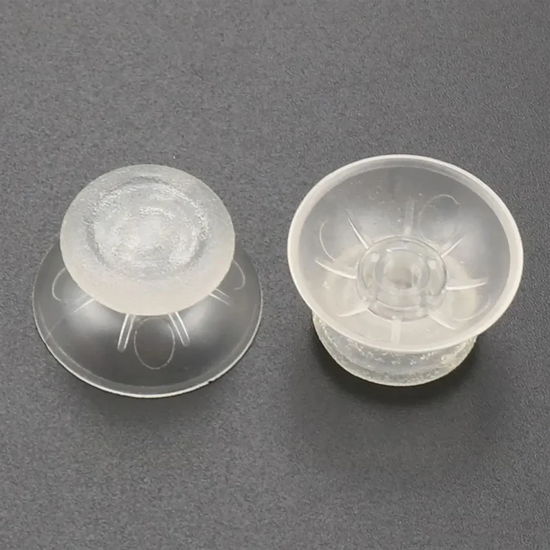 YuXi penutup grip Analog 3D 2 buah, untuk pengontrol PS4 DS4, pegangan topi stik Joystick Analog