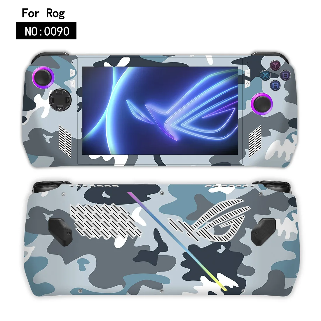 Conjunto Completo Decalque De Pele Protetora Para Asus Rog Ally Console, Capa, Handheld Gaming Protector Acessórios