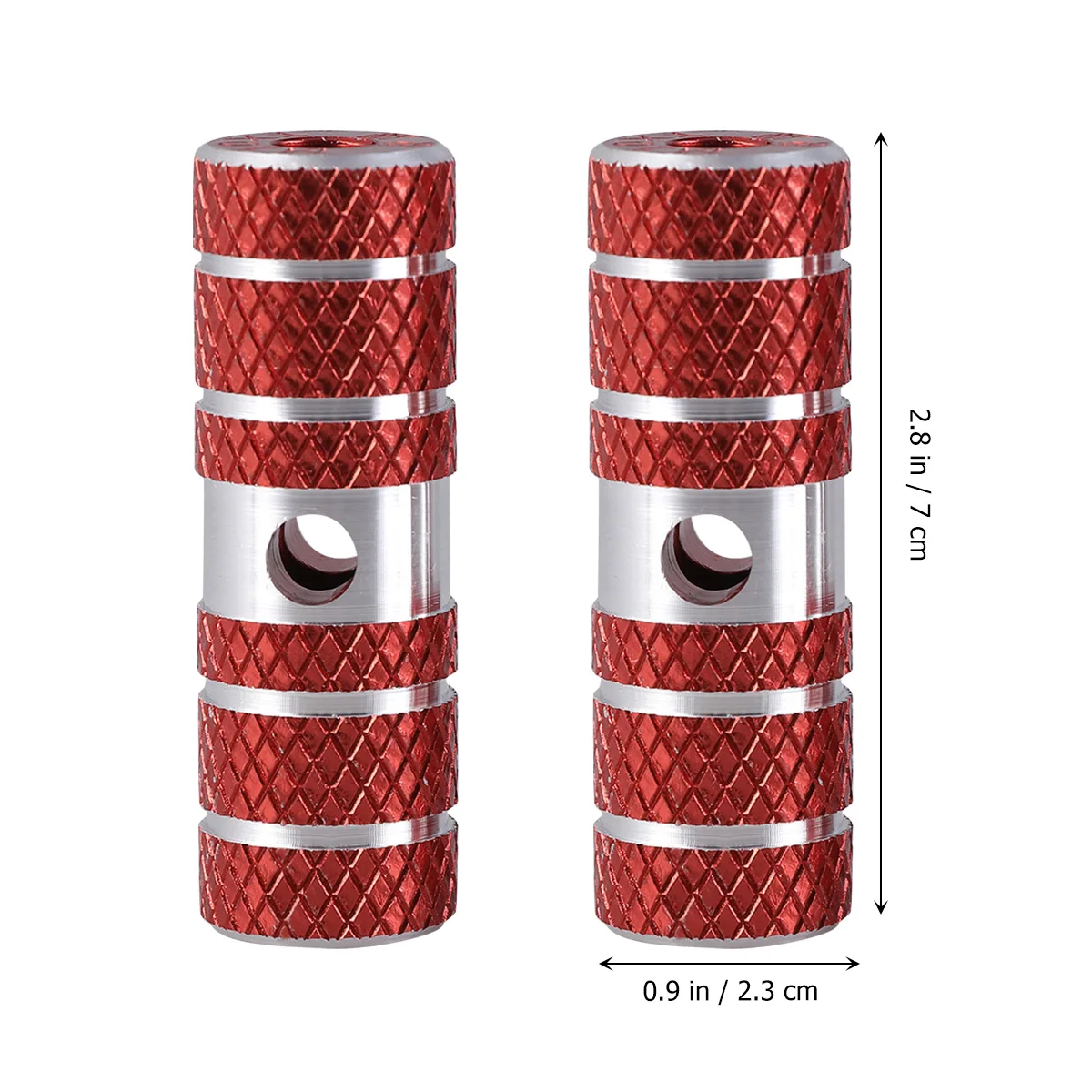 

Aluminum Alloy Bicycle Peg Pedals 9.5Mm 10Mm Quick Release Footpegs For Mountain Bike Longer 0.5Cm Axle Red