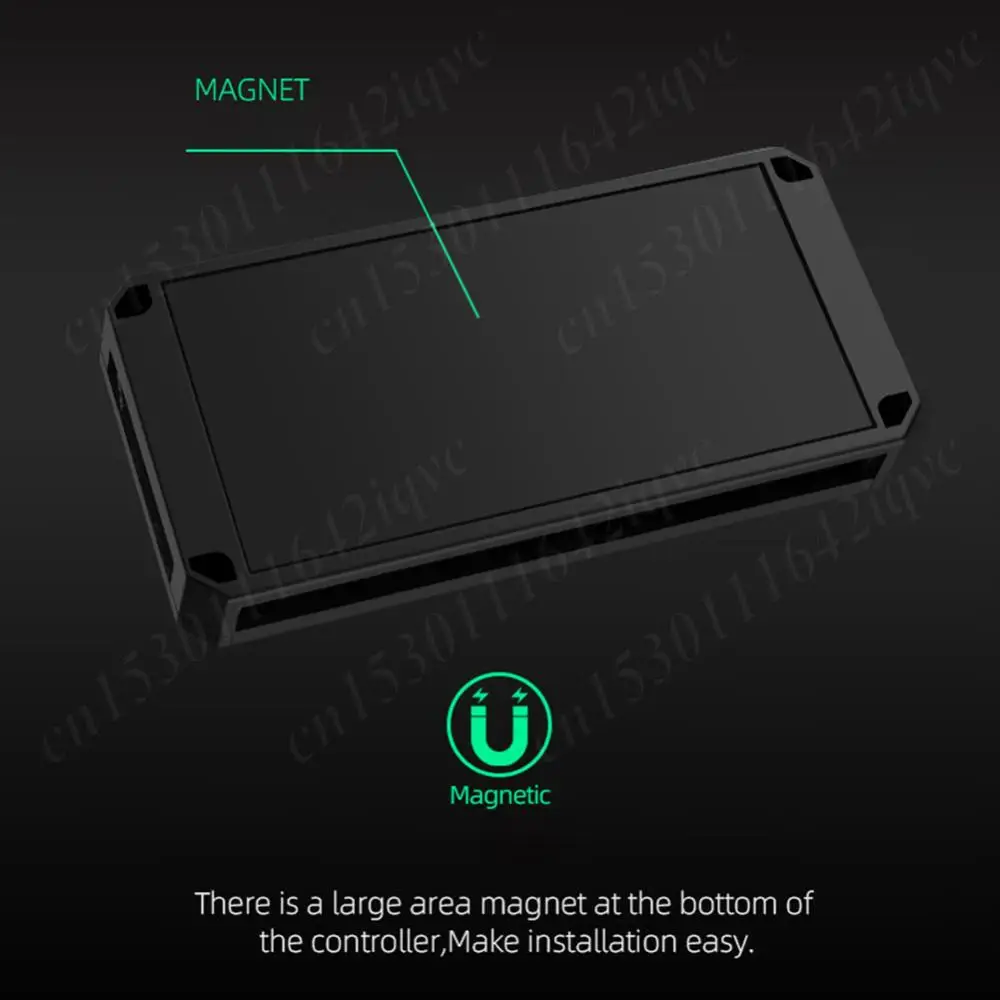 1 To 9 Ports 3 in 1 4 Pin PWM Magnetic Suction Hub with Remote PWM Magnetic Fan Hub Splitter PWM & ARGB Hub Splitter for PC Case