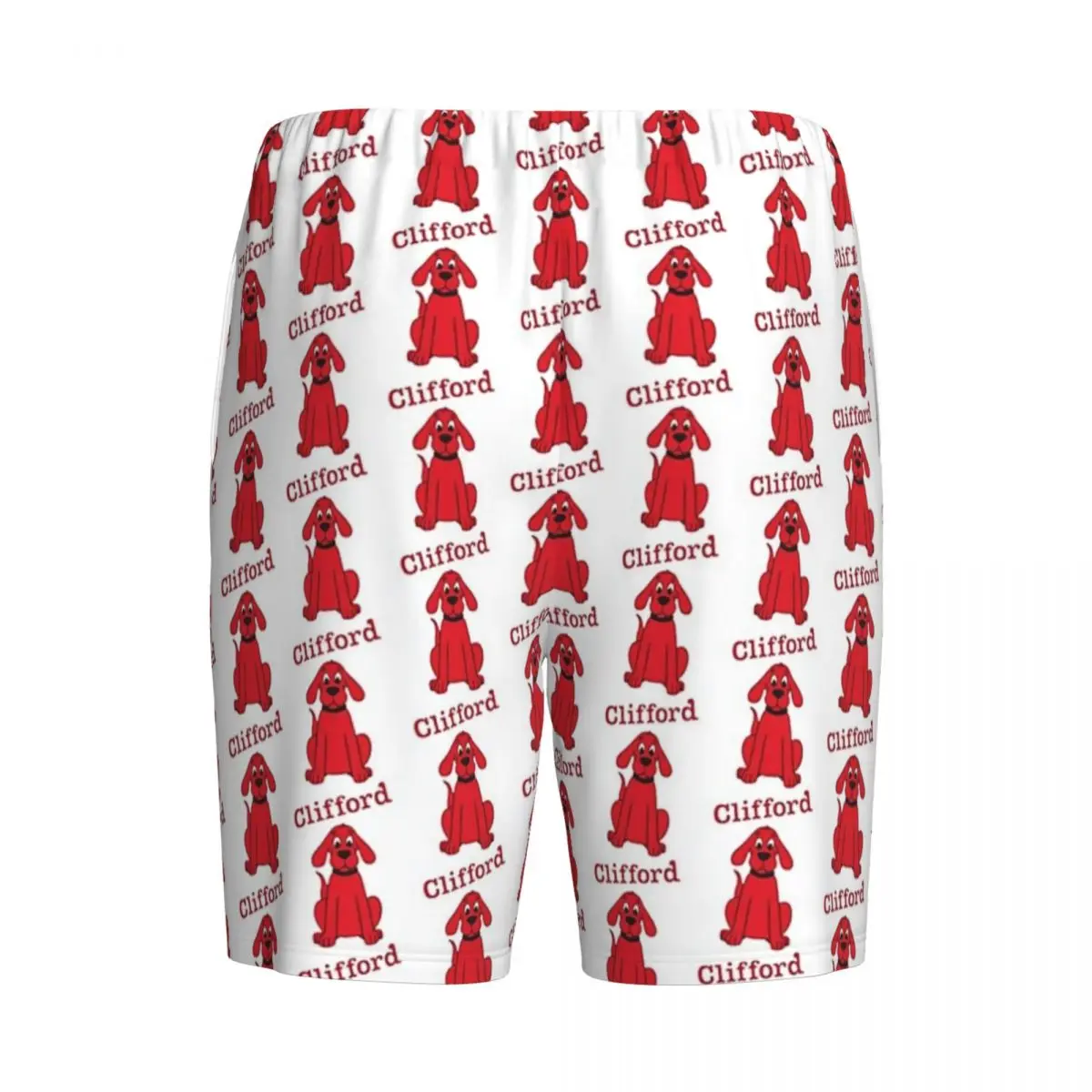 Custom Clifford The Big Red Dog Shorts Sleeping Pants Men Pajama Pants Lounge Sleep Sleepwear Bottoms - view 2