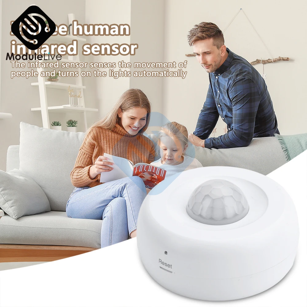 Tuya Zigbee/wifi Pir Motion Sensor Wireless Infrared Detector Security Burglar Alarm Sensor Smart Life App Control Compatible