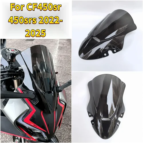 Imagen 2 del producto Parabrisas de motocicleta para CFMOTO 450SR 450 SR 450sr 2022-2025, visera con odómetro, deflectores de pantalla de protección contra el viento delantero