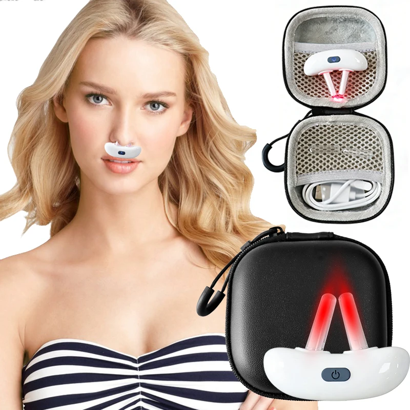 

Nose Rhinitis Phototherapy Device Portable Red Light Nasal Therapy for Rhinitis/Itchy/Runny Nose Care Low Frequency Nasal Care