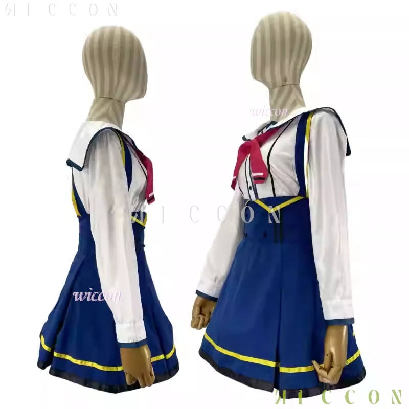 2025 حدد OBLIGE Kukuru Yato تأثيري حلي شعر مستعار الفتيات النساء لطيف زي مدرسي حفلة الهالوين Kawaii لعبة المعرض الملابس