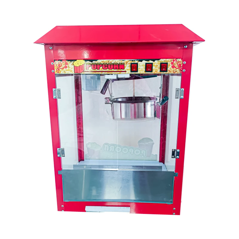 China Wholesale High Quality Cheap Iron Coating Commercial Popcorn Machine/Desktop Popcorn Machine/Popcorn Maker