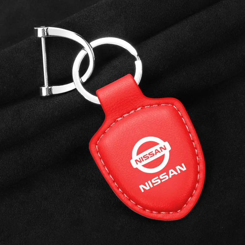 Leather Car Styling Keychain Key Chain Keyrings Key Holders For Nissan Qashqai J10 Juke Pulsar Sentra Altima Patrol Micra Rogue