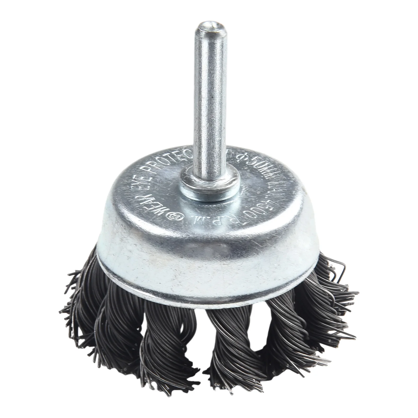 Removal Wire Brush Drilling Tool Parts Metal Wheel Cup Crimped 1/4\\\