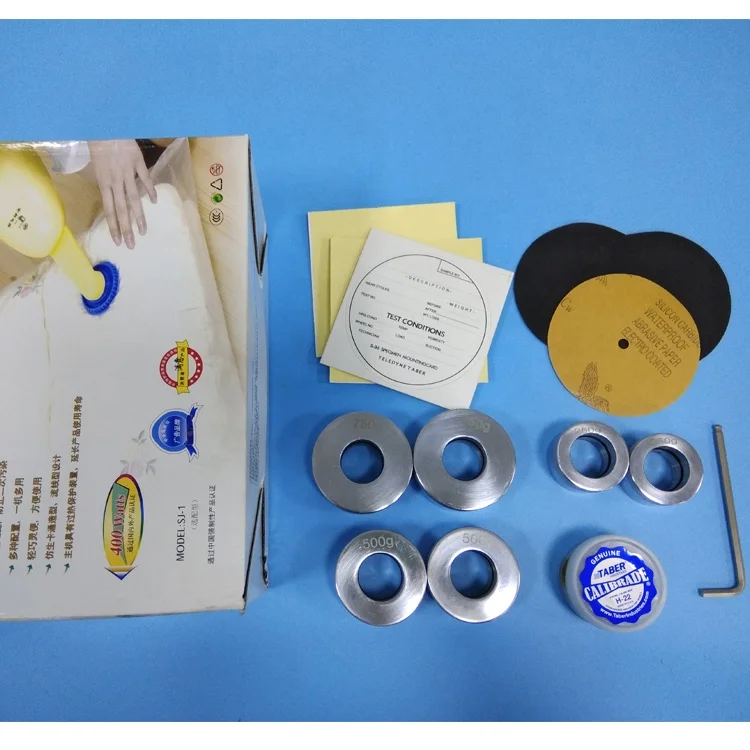 Taber Abrasion Resistance Tester For Rubber Plastic Rubber Textile Electronic
