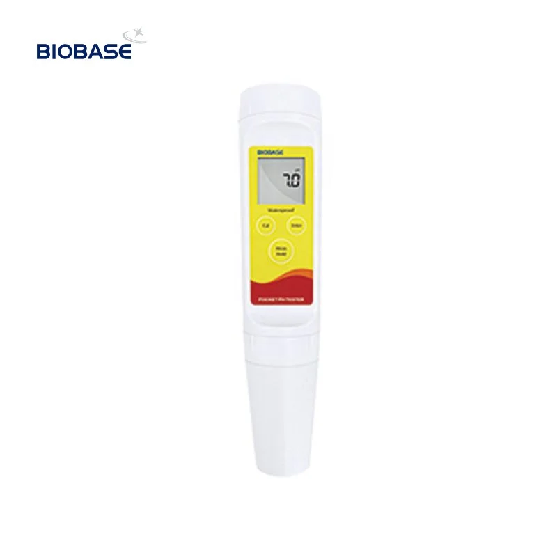 

BIOBASES Factory PH Meter Replaceable PH Electrodes Liquid/Semisolid Substances/Small Volume Samples Pocket PH Tester for Lab