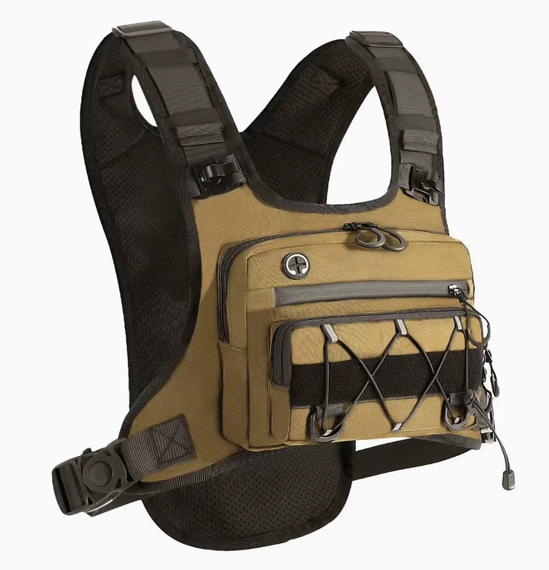 Bolsa Cruzada para Hombre, Impermeable, Táctica, para Senderismo, Viajes, Campismo