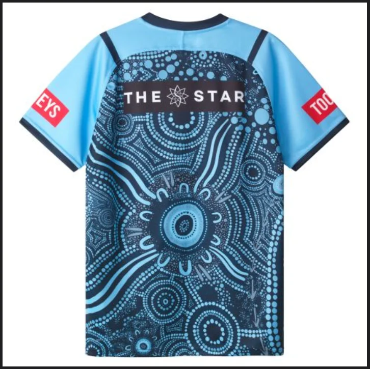 2023/24 NSW Blues State Of Origin Home / Away / Indigenous / Training Rugby Jersey - Mens Size:S-5XL（Print Name Number）