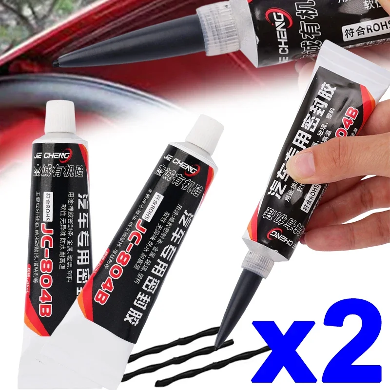 1/2PCS Waterproof Car Windshield Sealant High Temperature Window Sealant Glue Auto Sealing Glue for Car Body Repair 30/50/100ml