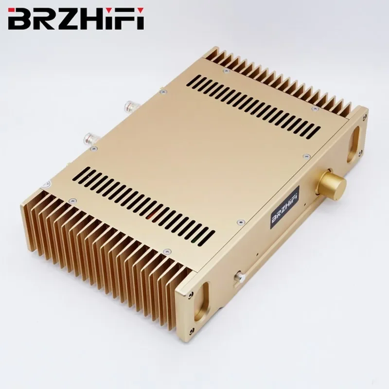 

BRZHIFI Factory Wholesale Hood 1969 Golden Seal Class A Power Amplifier 6KG True Class A Tube Sound HIFI Amp Home Theater